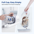 4-in-1 Pet Grooming Vacuum Kit with Clipper Brush