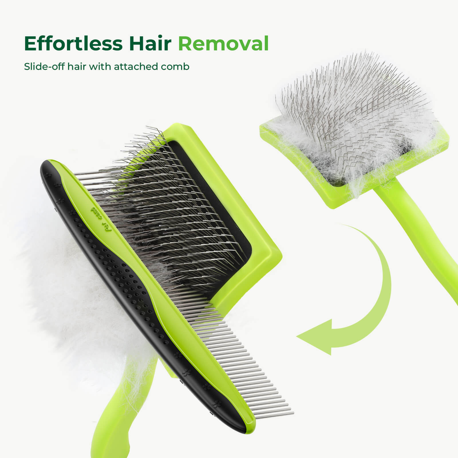 Professional Slicker Brush for Dogs & Pet Comb Grooming Dog Brush