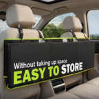 Full Surrounded Dog Car Seat Cover for Back Seat, Car Window Fixing for Maximum Car Protection