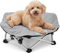 ELevated Pet Bed with Cooling Mat Cat Cooling Bed Built with 360° Breathable Mesh