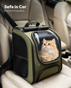 Bubble Cat Backpack Carrier Large Space Ergonomic 3D Design Breathable & Shaded