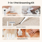 7-in-1 Dog Grooming Vacuum&Dryer for Shedding Grooming