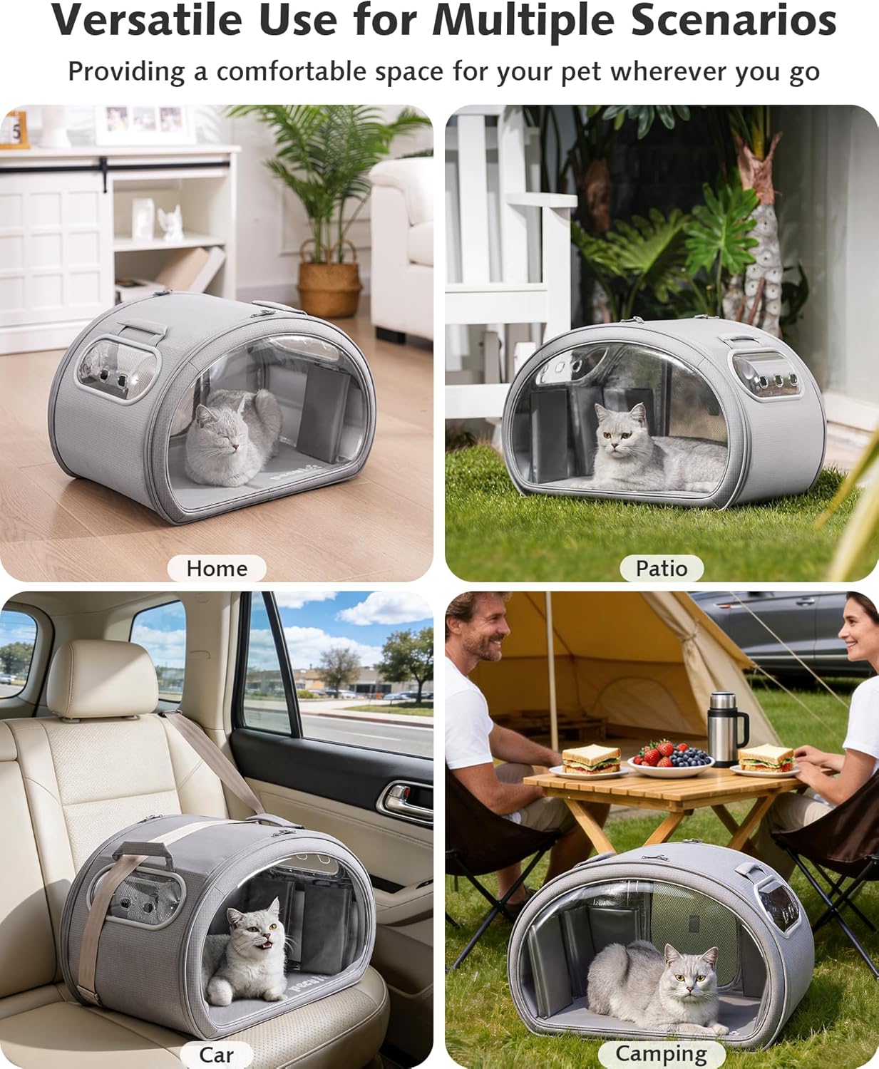 Pecute Cat Cooling House Dog House with Cooling Mat