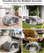 Cat Cooling House Dog House with Cooling Mat