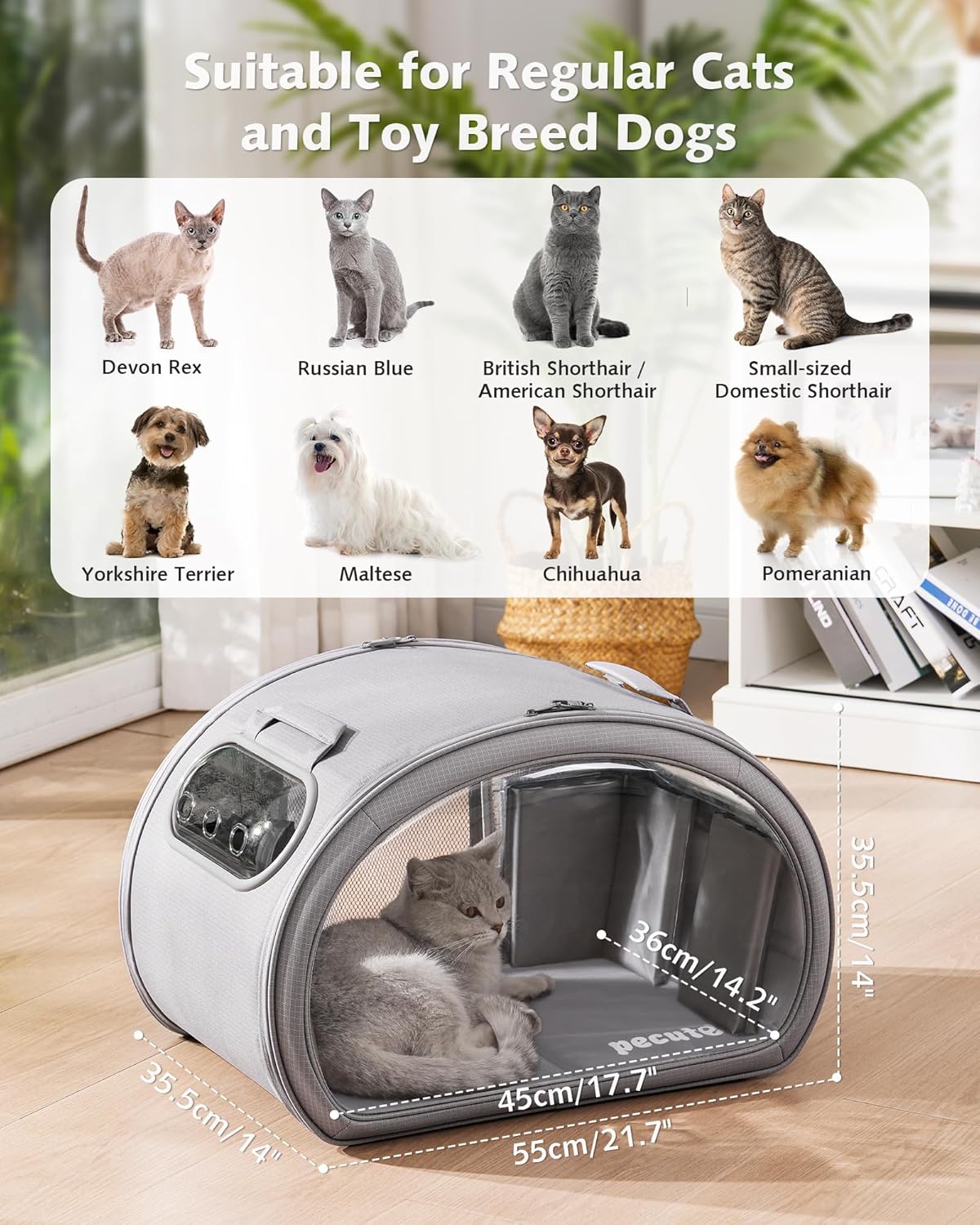 Cat Cooling House Dog House with Cooling Mat