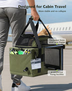 Airline Approved Top Side Expandable Pet Carrier Dog Cat Carrier