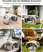 Cooling Cat House AC House with Cooling Mat for Cat Small Dogs