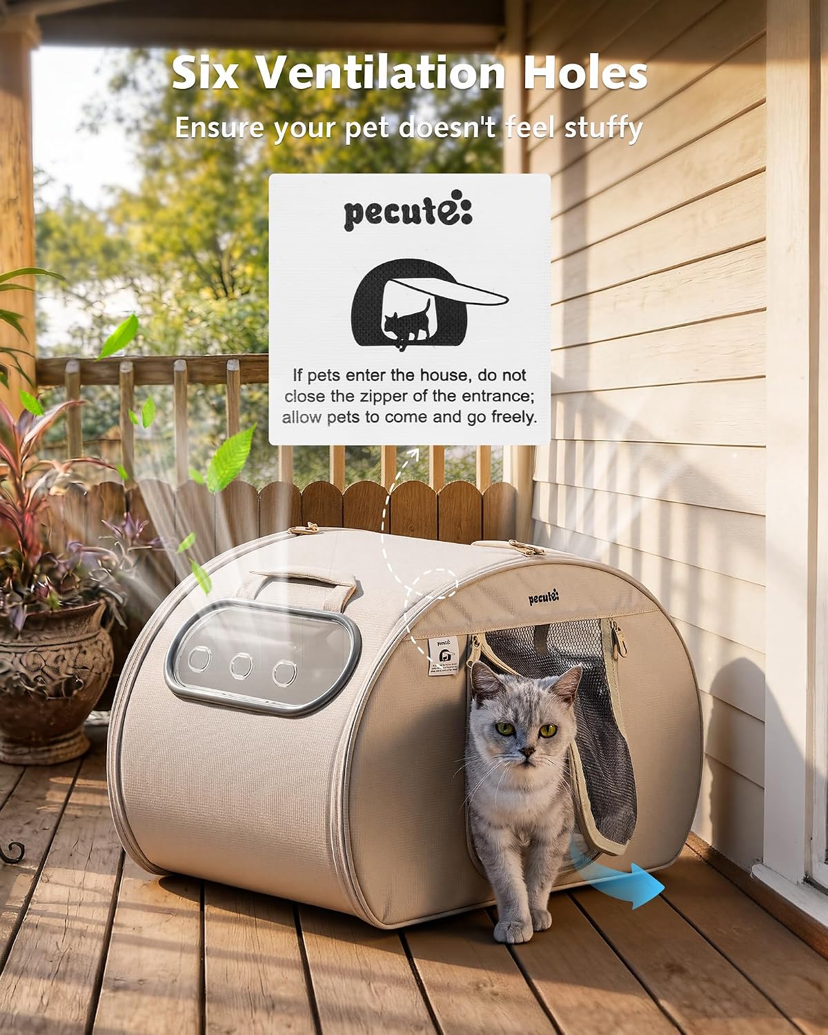 Cooling Cat House AC House with Cooling Mat for Cat Small Dogs