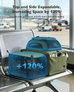 Airline Approved Top Side Expandable Pet Carrier Dog Cat Carrier