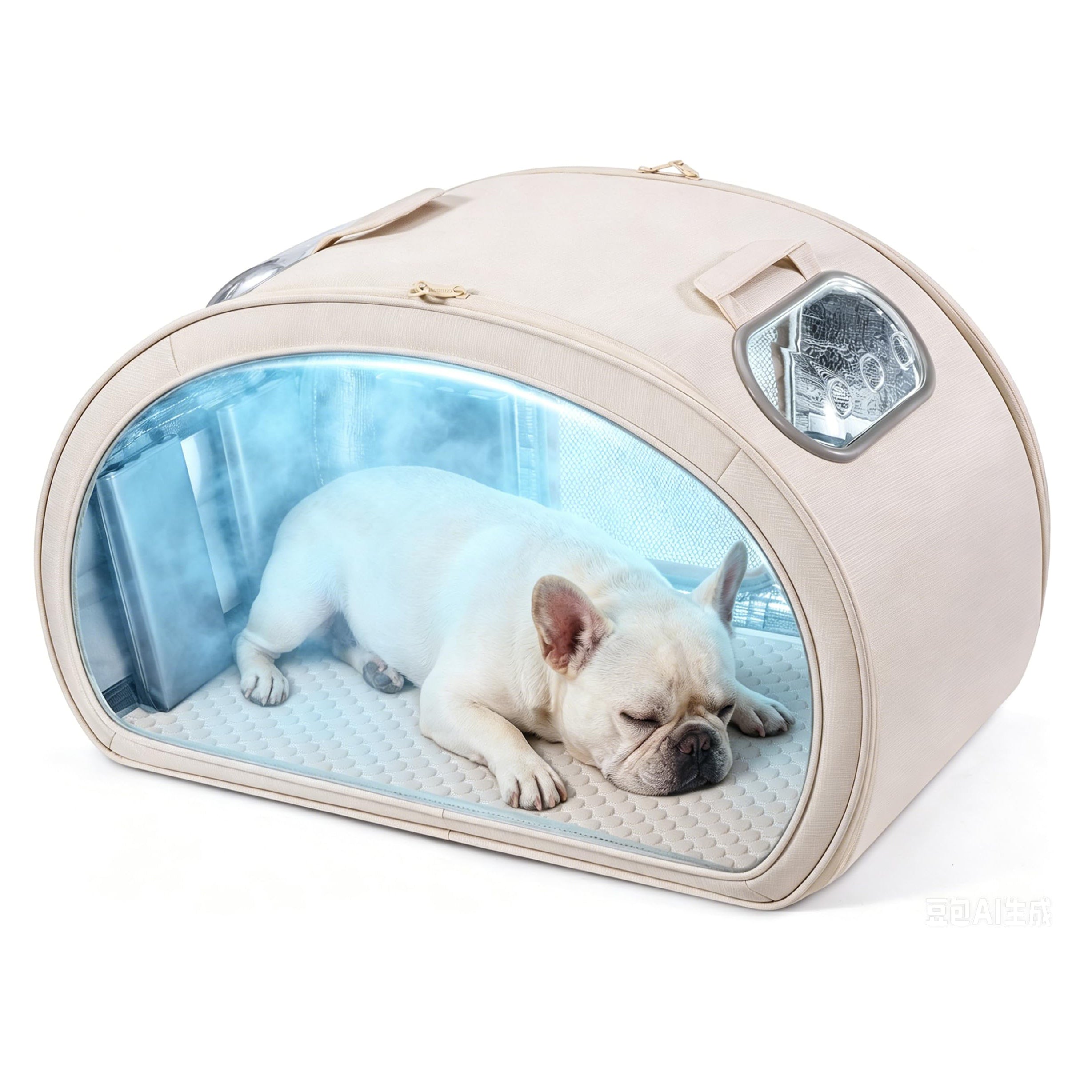 Pecute Cooling Cat House AC House with Cooling Mat for Cat Small Dogs