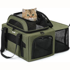 Airline Approved Top Side Expandable Pet Carrier Dog Cat Carrier