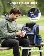 Portable Breathable Rucksack Pet Carrier Backpack
