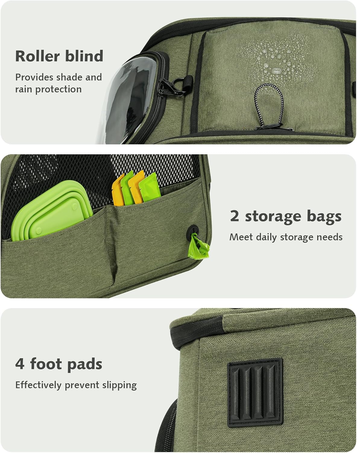 Pecute Cat Carrier Bubble Window Breathable Stable Pet Carrier Handbag