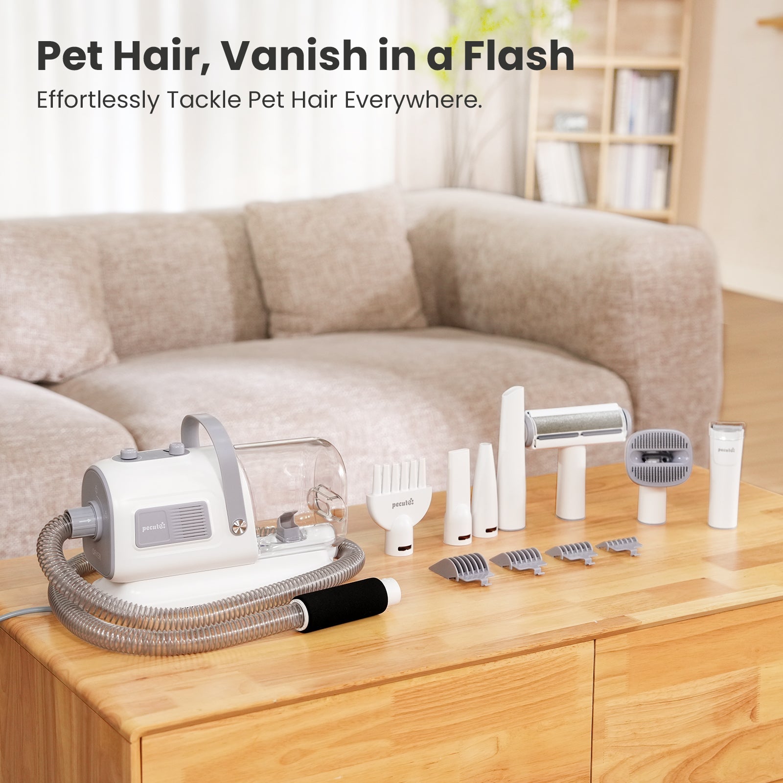 7-in-1 Dog Grooming Vacuum&Dryer for Shedding Grooming