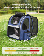 Portable Breathable Rucksack Pet Carrier Backpack