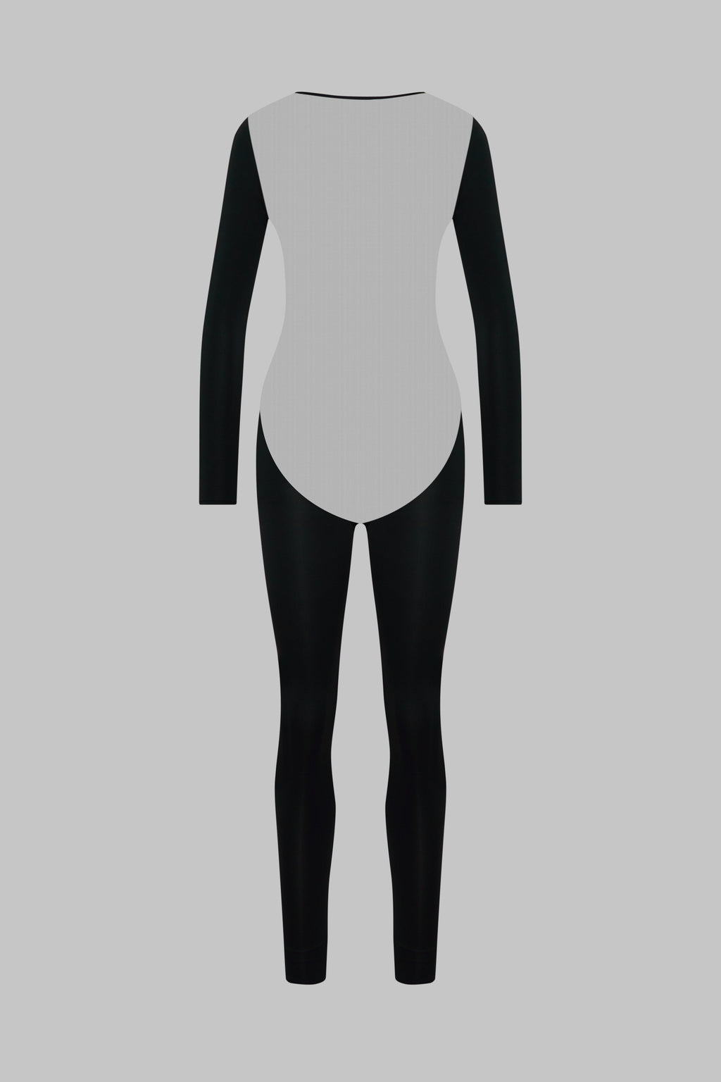 Catsuit manches longues dos transparent - Pure Tentation