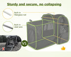 Cat Carrier Dog Backpack Expandable（Black）