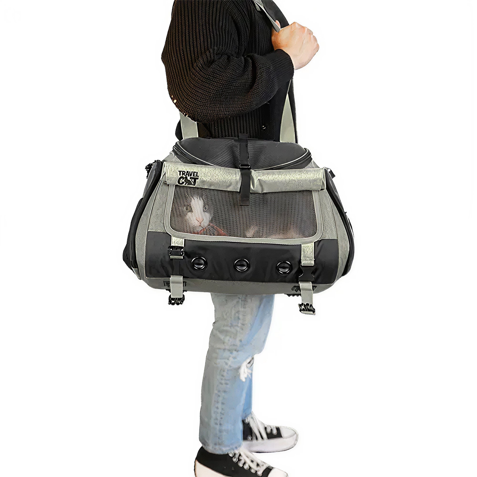"The Transpurrter" Ultimate Calming Convertible Cat Carrier
