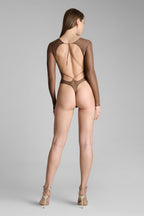 Body string dos ouvert manches longues - French Kiss Light
