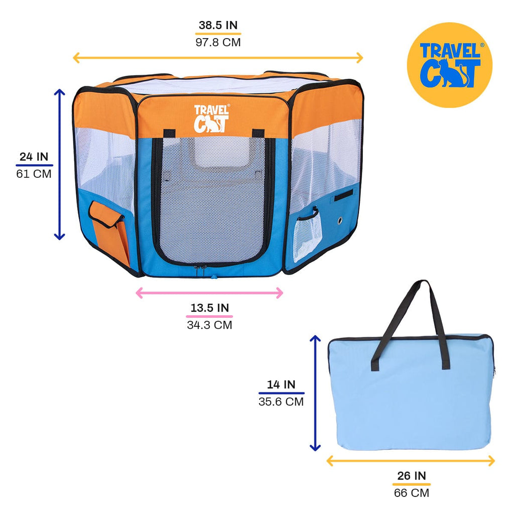 The Feline Fun House - Portable Cat Play Tent