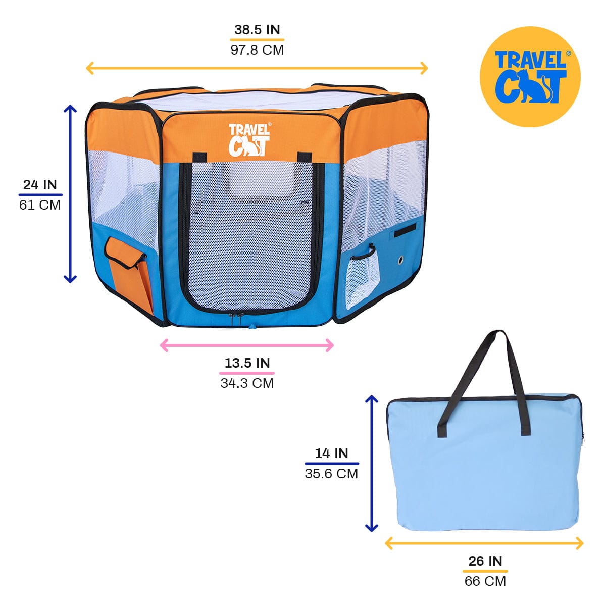 The Feline Fun House - Portable Cat Play Tent
