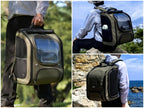 Bubble Cat Backpack Carrier Large Space Ergonomic 3D Design Breathable & Shaded