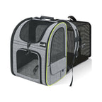 Cat Carrier Dog Backpack Expandable (Grey) - As Seen on TV