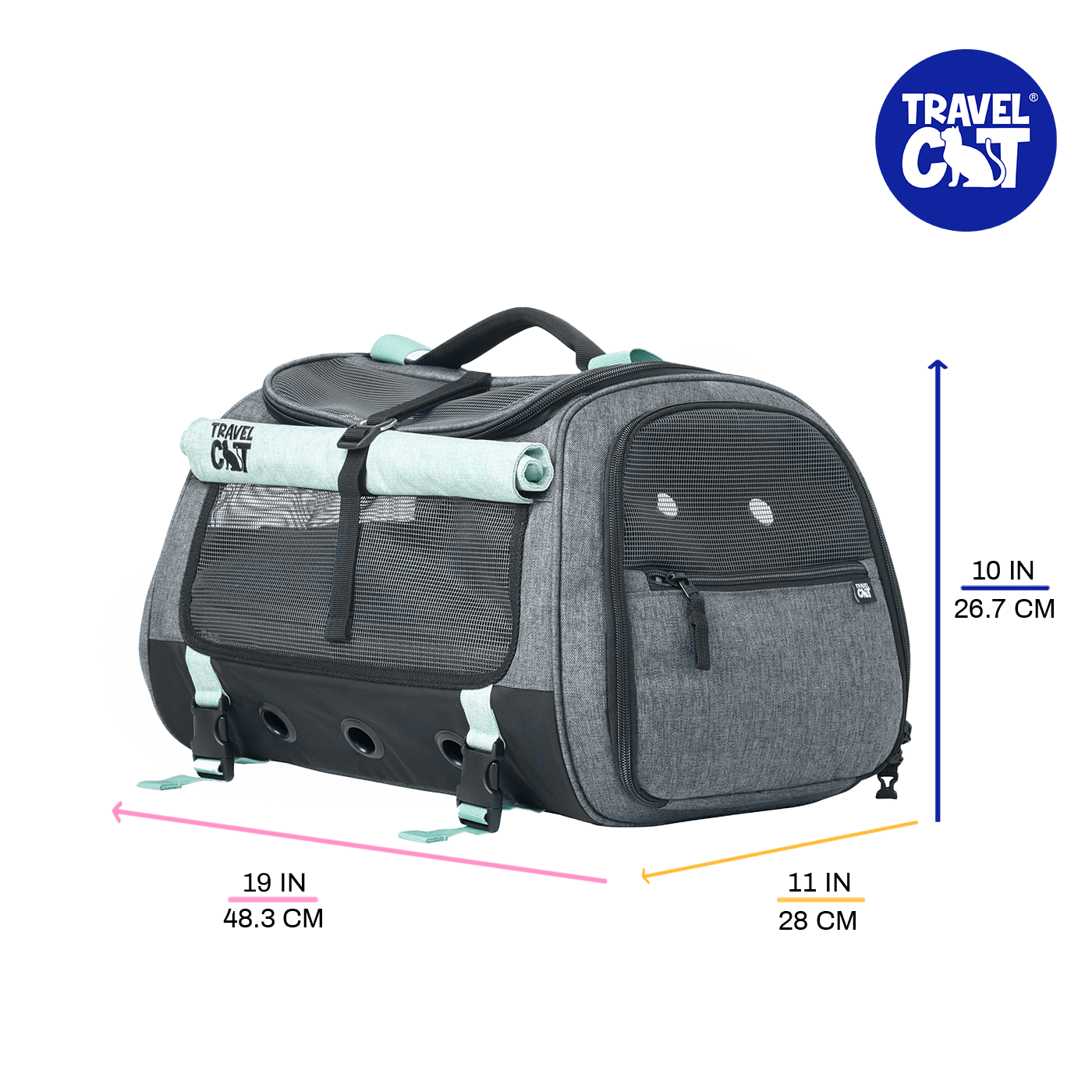 "The Transpurrter" Ultimate Calming Convertible Cat Carrier