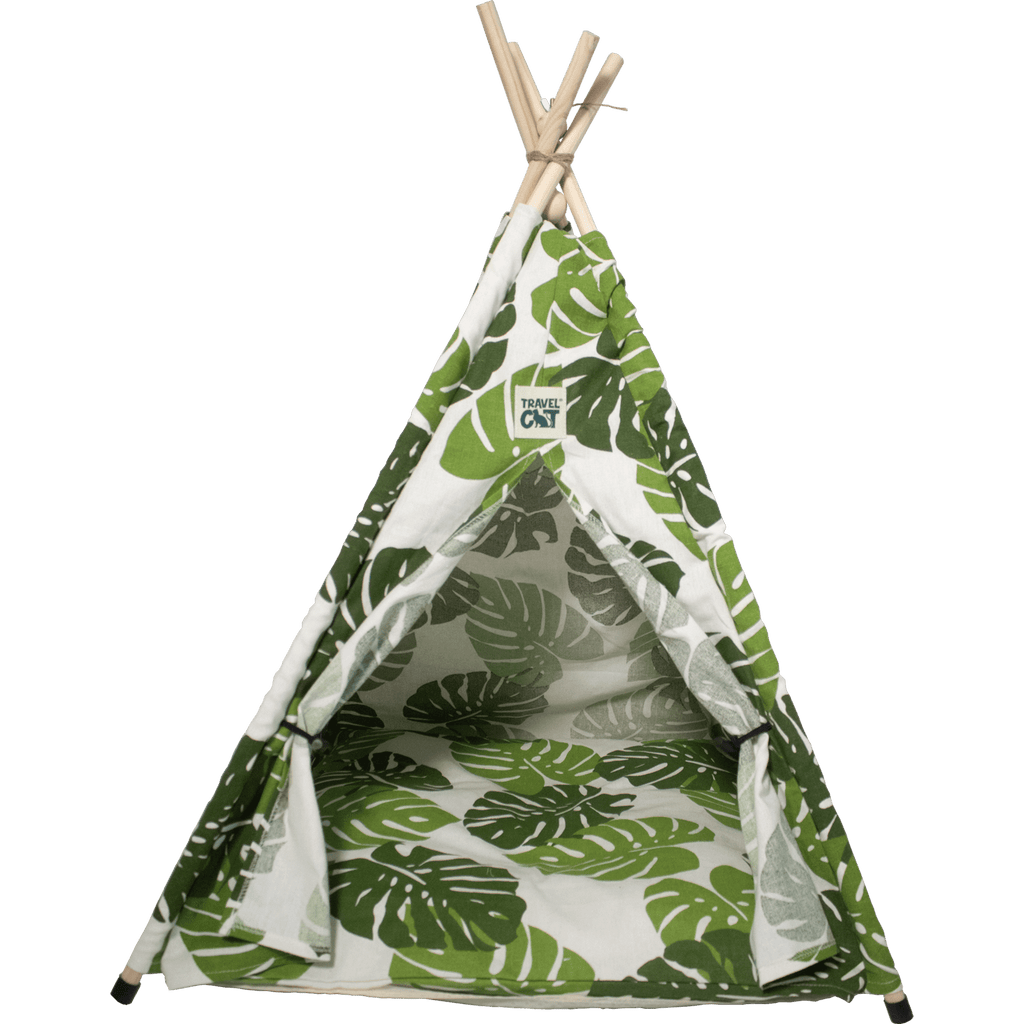 Monstera Cat Tent Bed