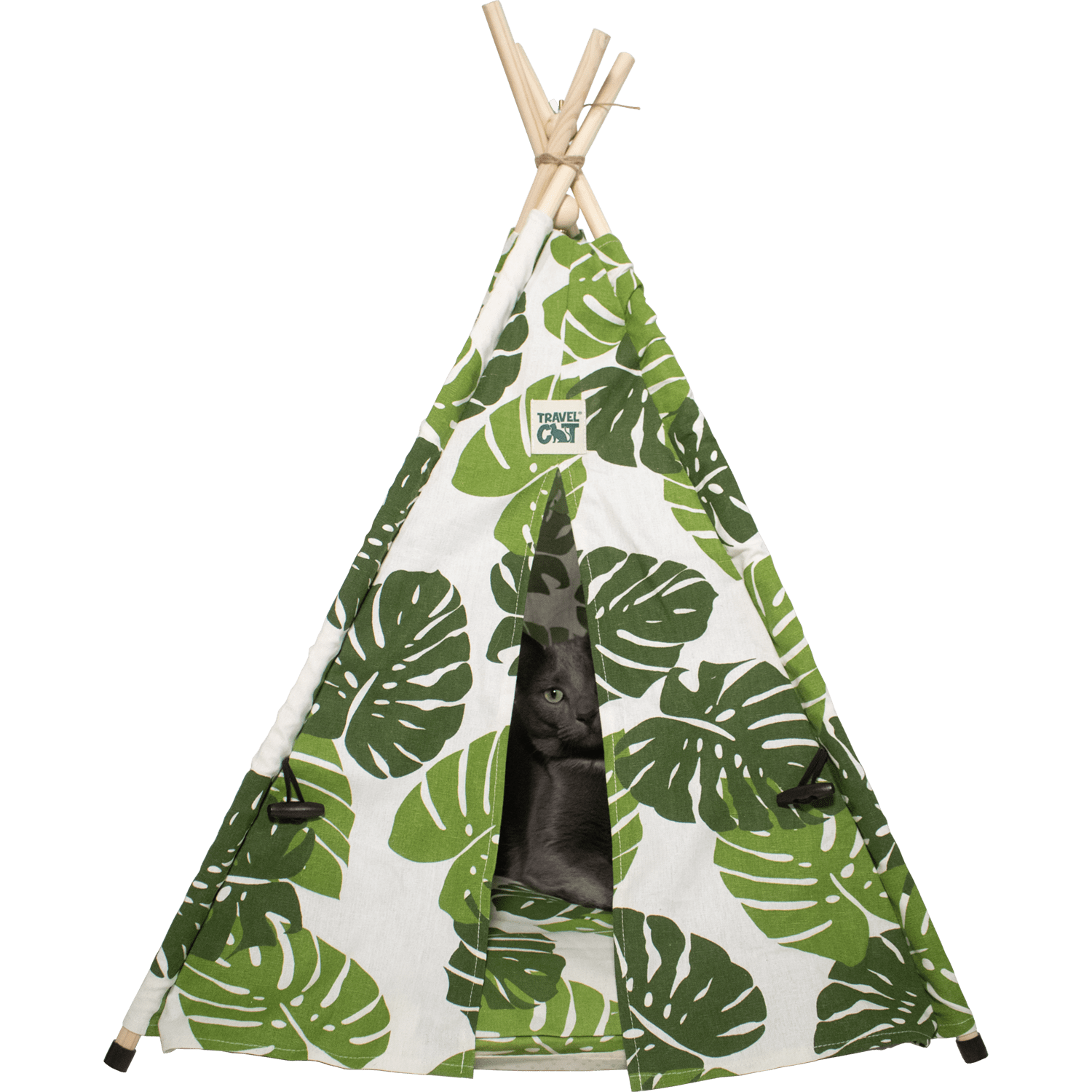 Monstera Cat Tent Bed