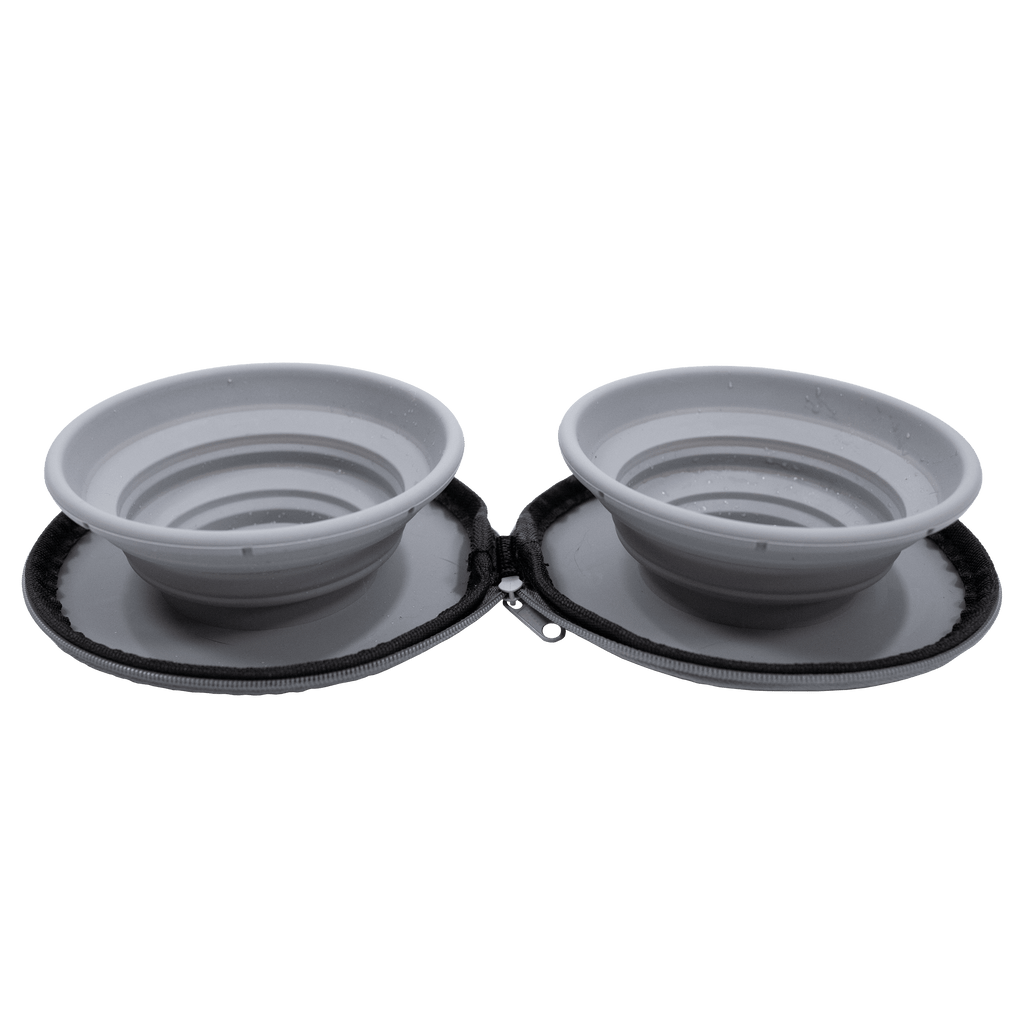 Double Sided Portable Zippered Bowl