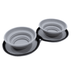 Double Sided Portable Zippered Bowl