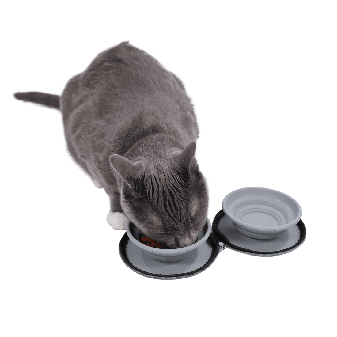 Double Sided Portable Zippered Bowl