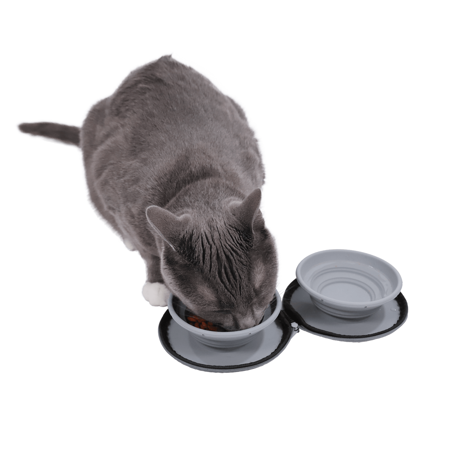 Double Sided Portable Zippered Bowl