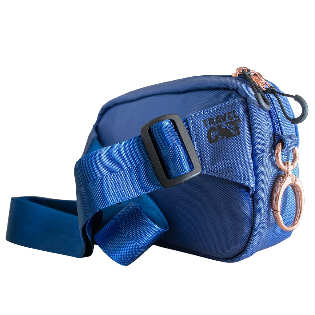 “The Whisker Walker” Cat Fanny Pack Walking Bag – Adjustable Hands-Free Fanny Pack for Treats, Leash & Essentials