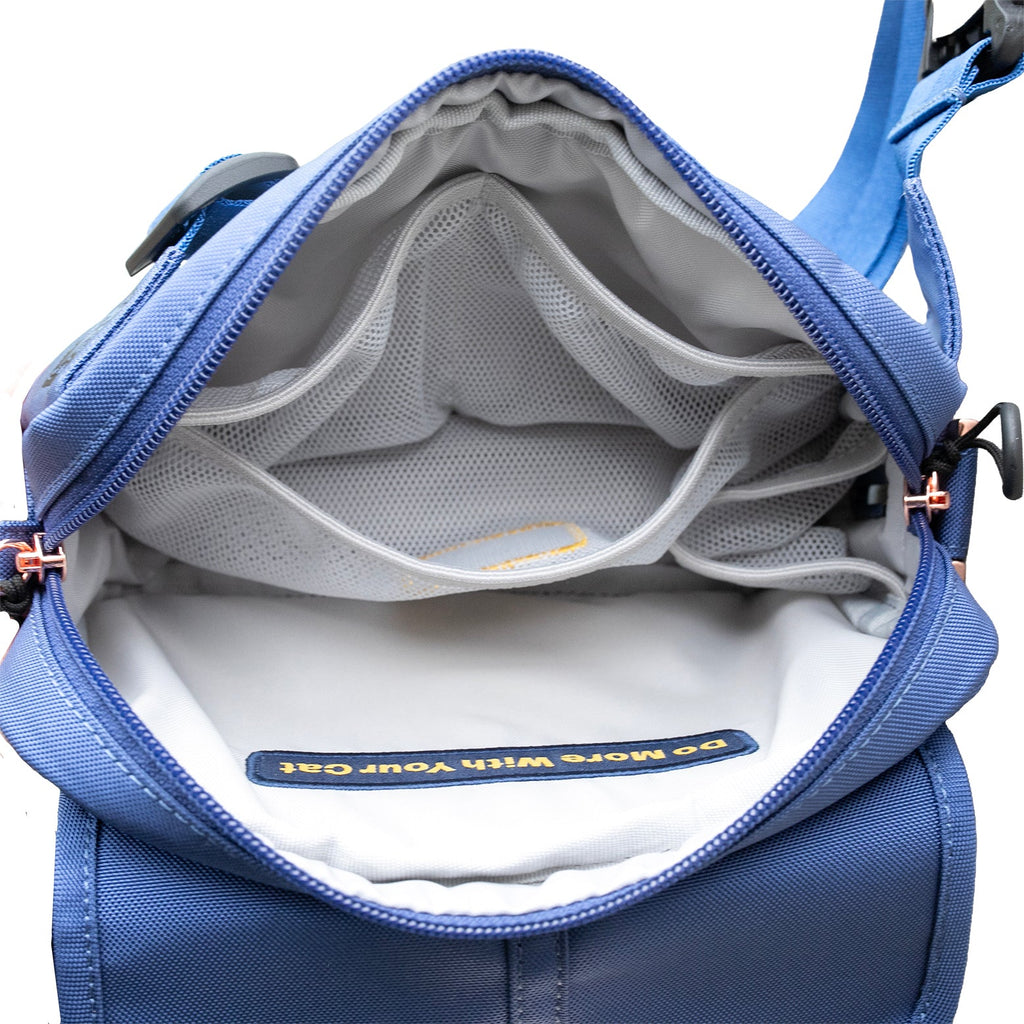 “The Whisker Walker” Cat Fanny Pack Walking Bag – Adjustable Hands-Free Fanny Pack for Treats, Leash & Essentials