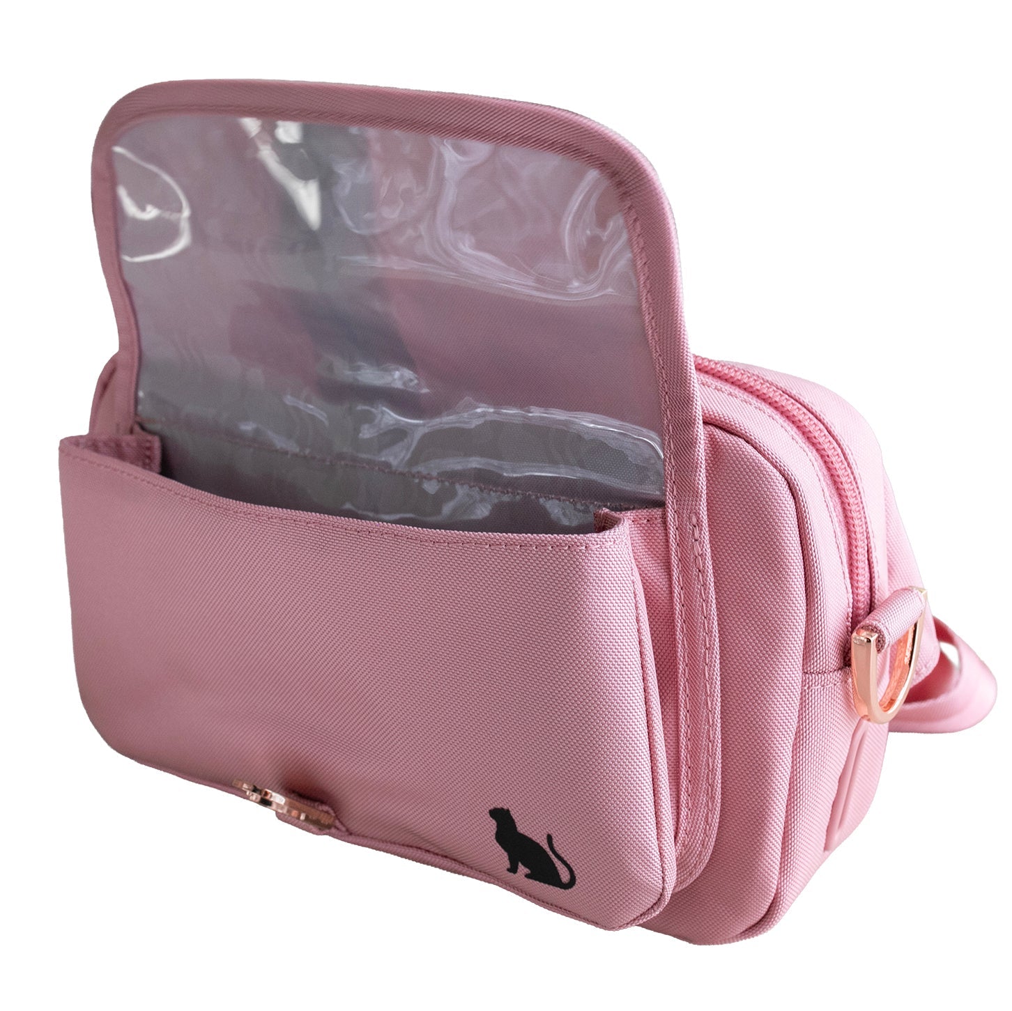 “The Whisker Walker” Cat Fanny Pack Walking Bag – Adjustable Hands-Free Fanny Pack for Treats, Leash & Essentials