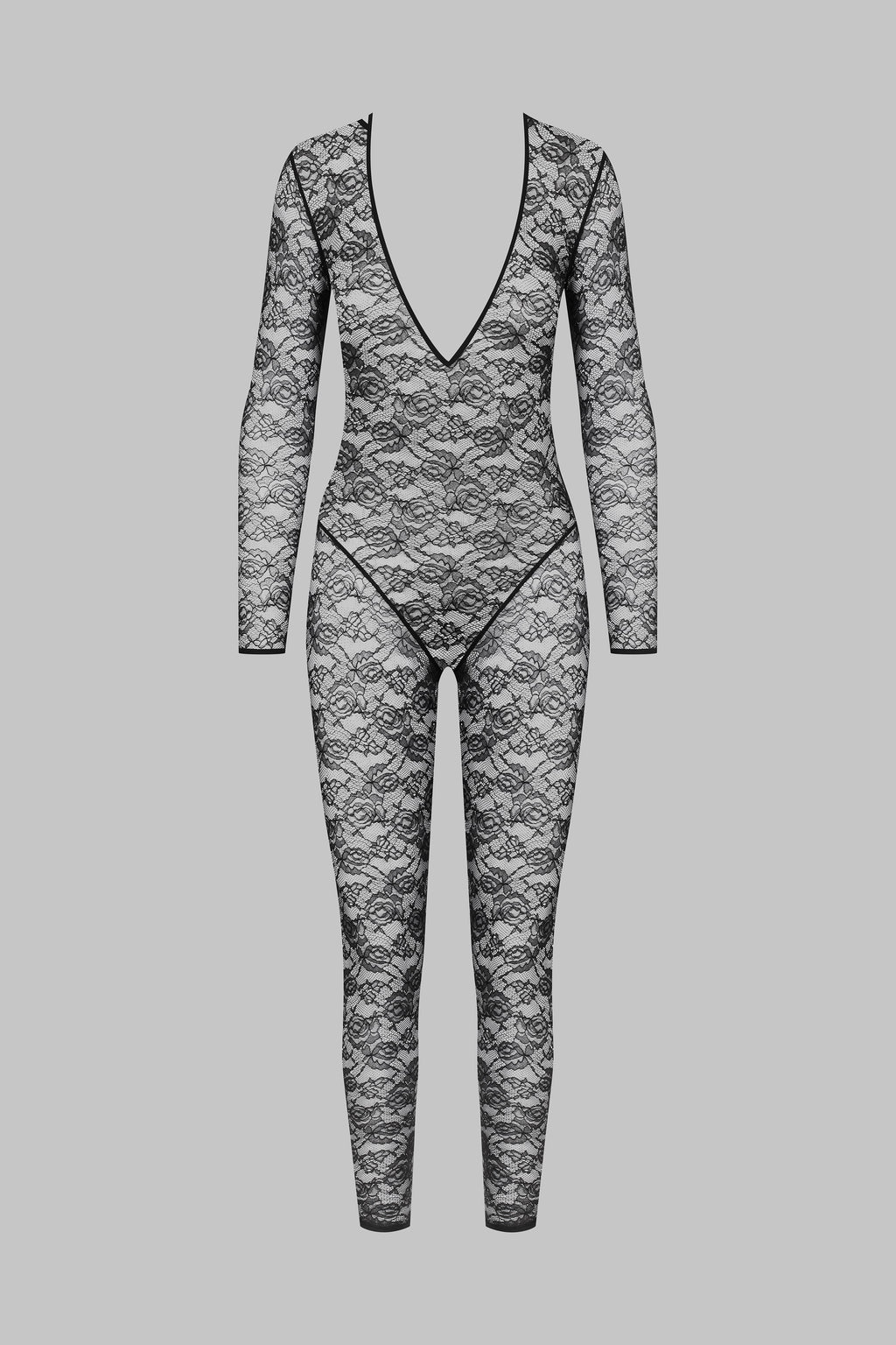 Catsuit manches longues Col V - Flashback