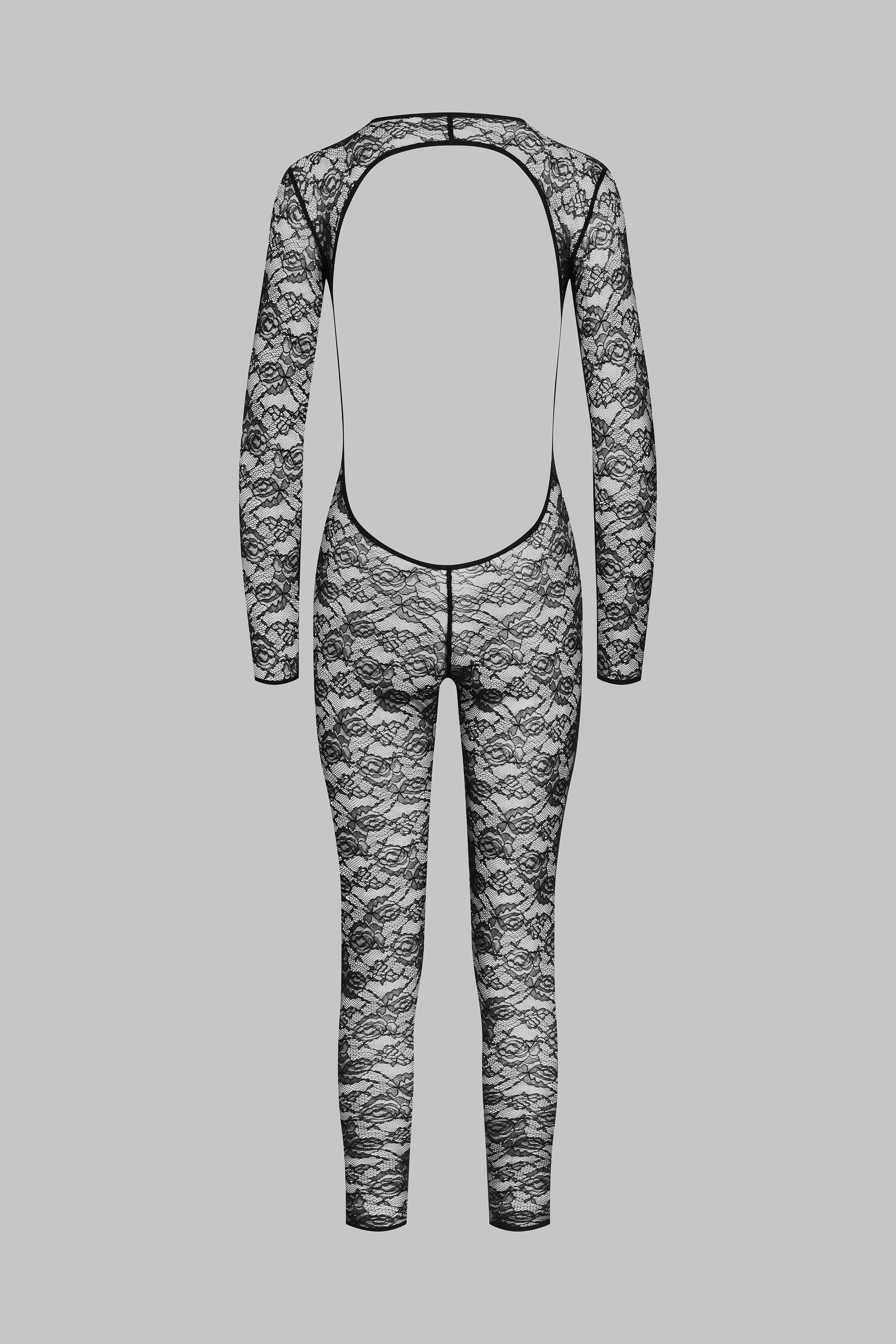 Catsuit manches longues dos ouvert - Flashback