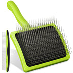 Professional Slicker Brush for Dogs & Pet Comb Grooming Dog Brush