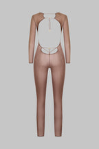 Catsuit dos ouvert manches longues - French Kiss Light