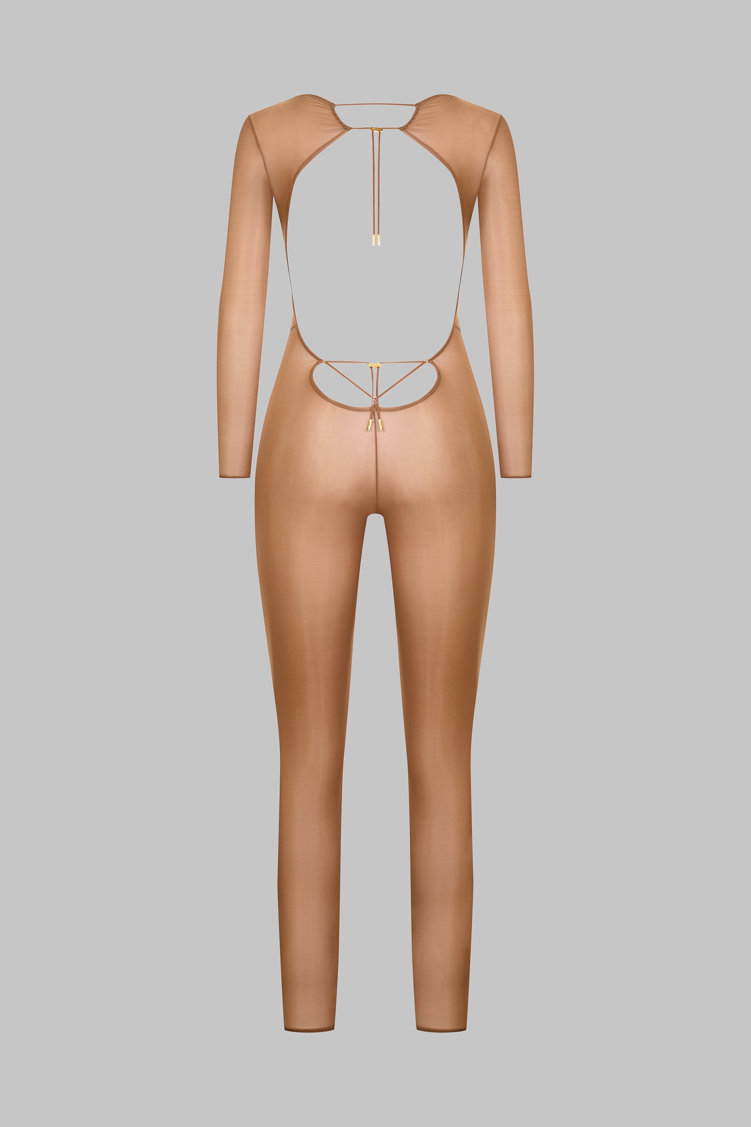 Catsuit dos ouvert manches longues - French Kiss Light