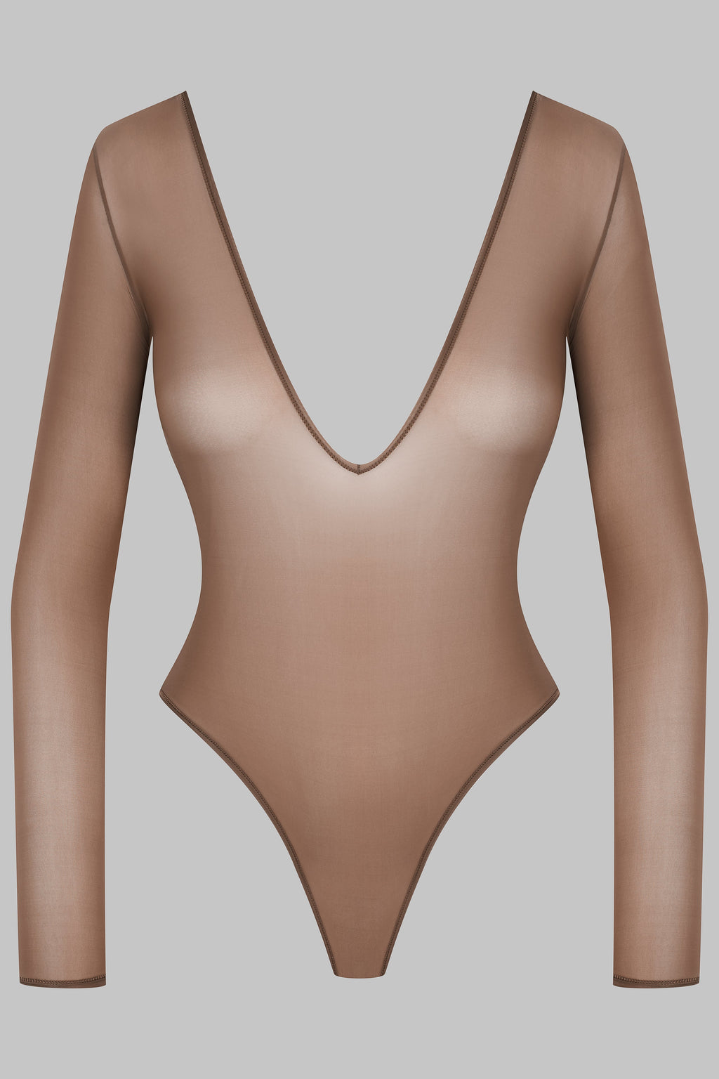 Body string dos ouvert manches longues - French Kiss Light