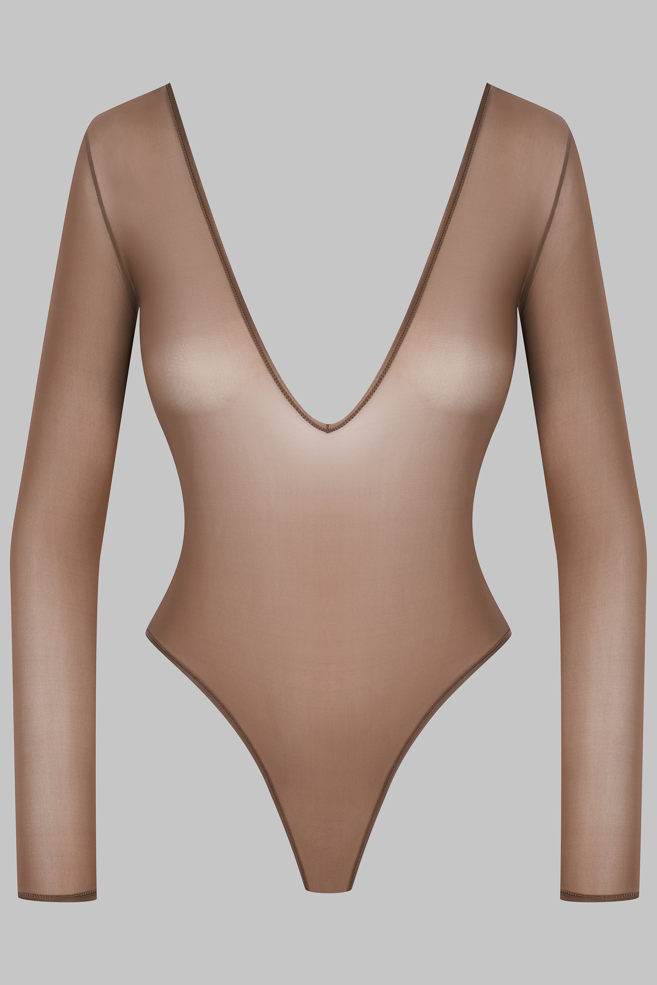 Body string dos ouvert manches longues - French Kiss Light