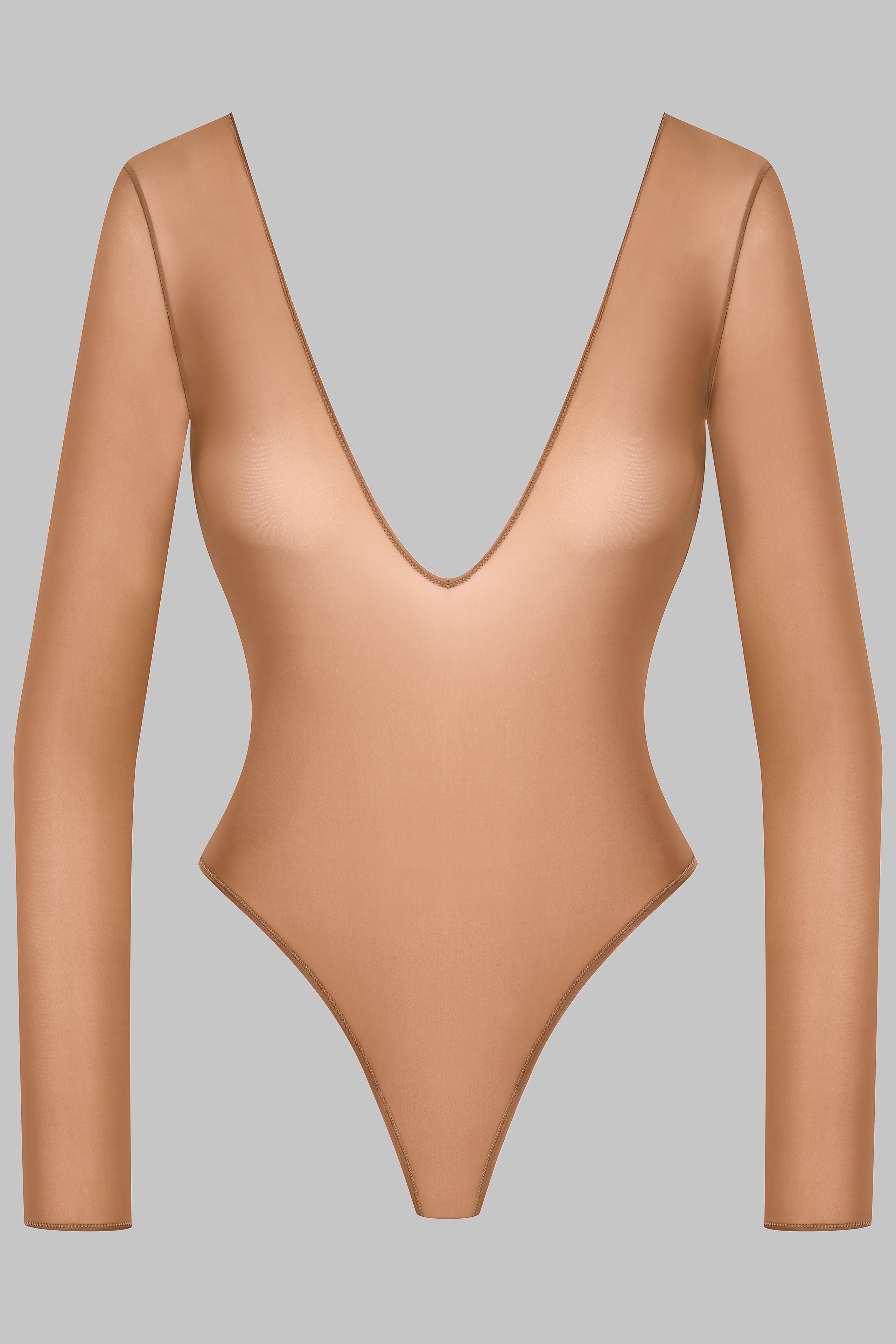 Body string dos ouvert manches longues - French Kiss Light