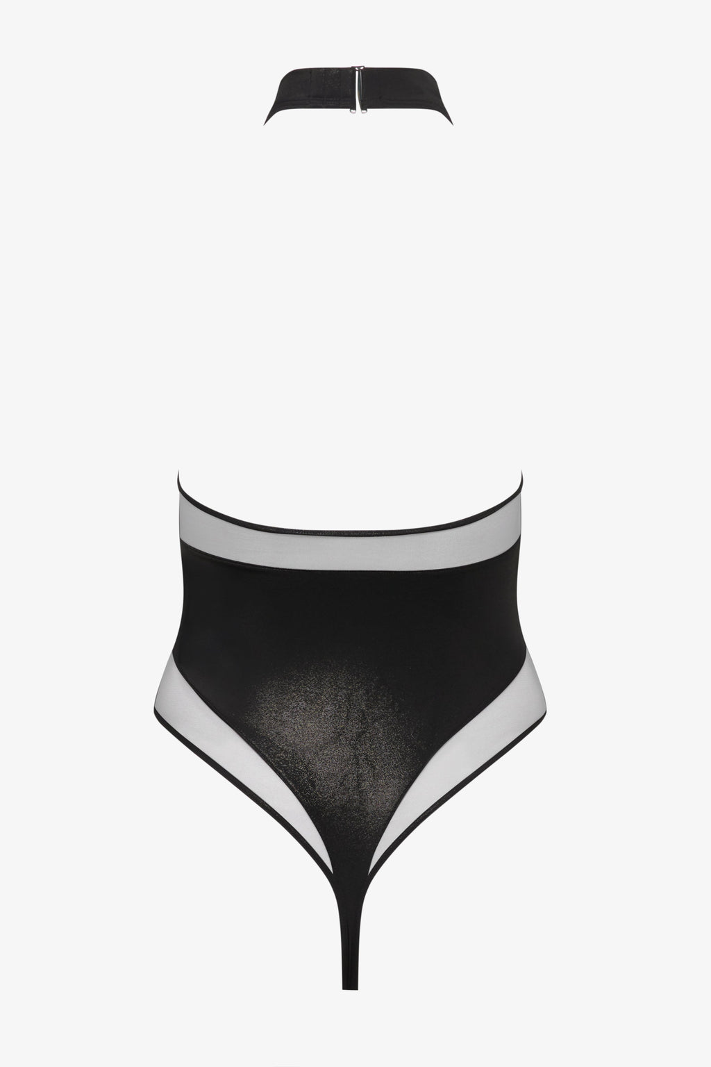 Maillot de bain une pièce encolure américaine - Minuit