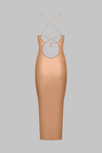 Robe midi dos ouvert - French Kiss Light
