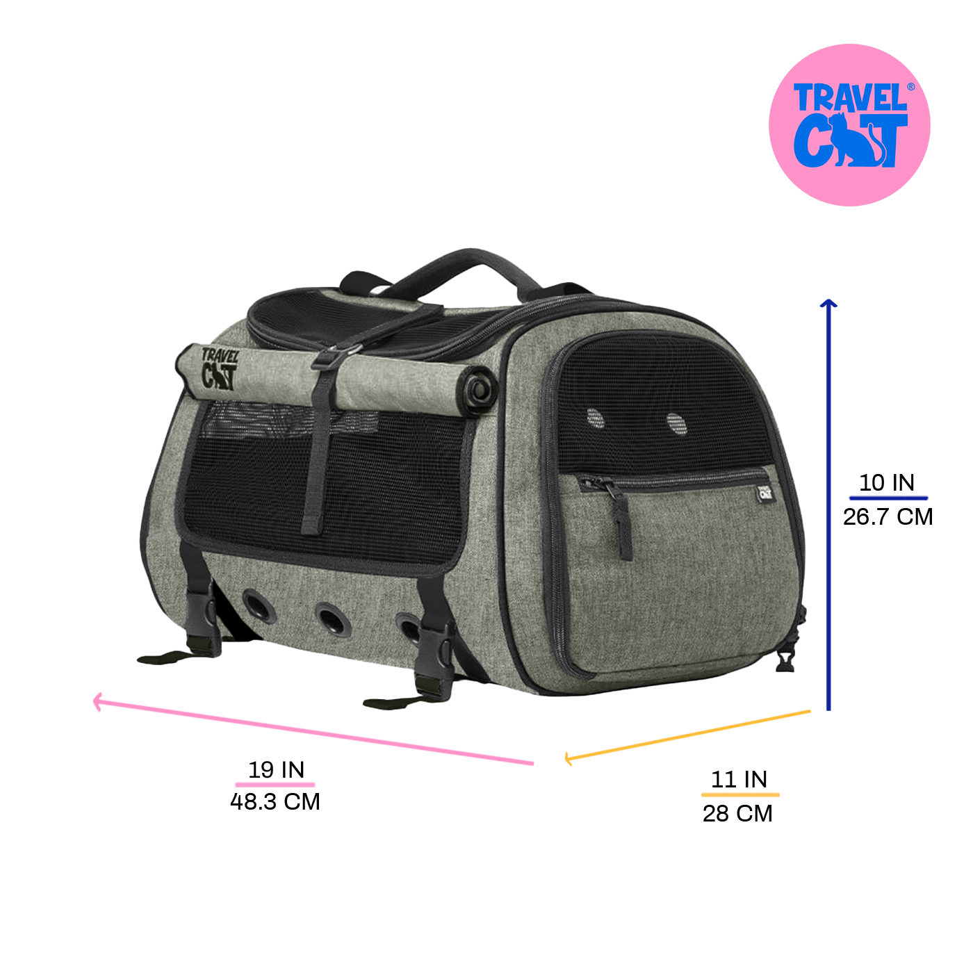 "The Transpurrter" Ultimate Calming Convertible Cat Carrier