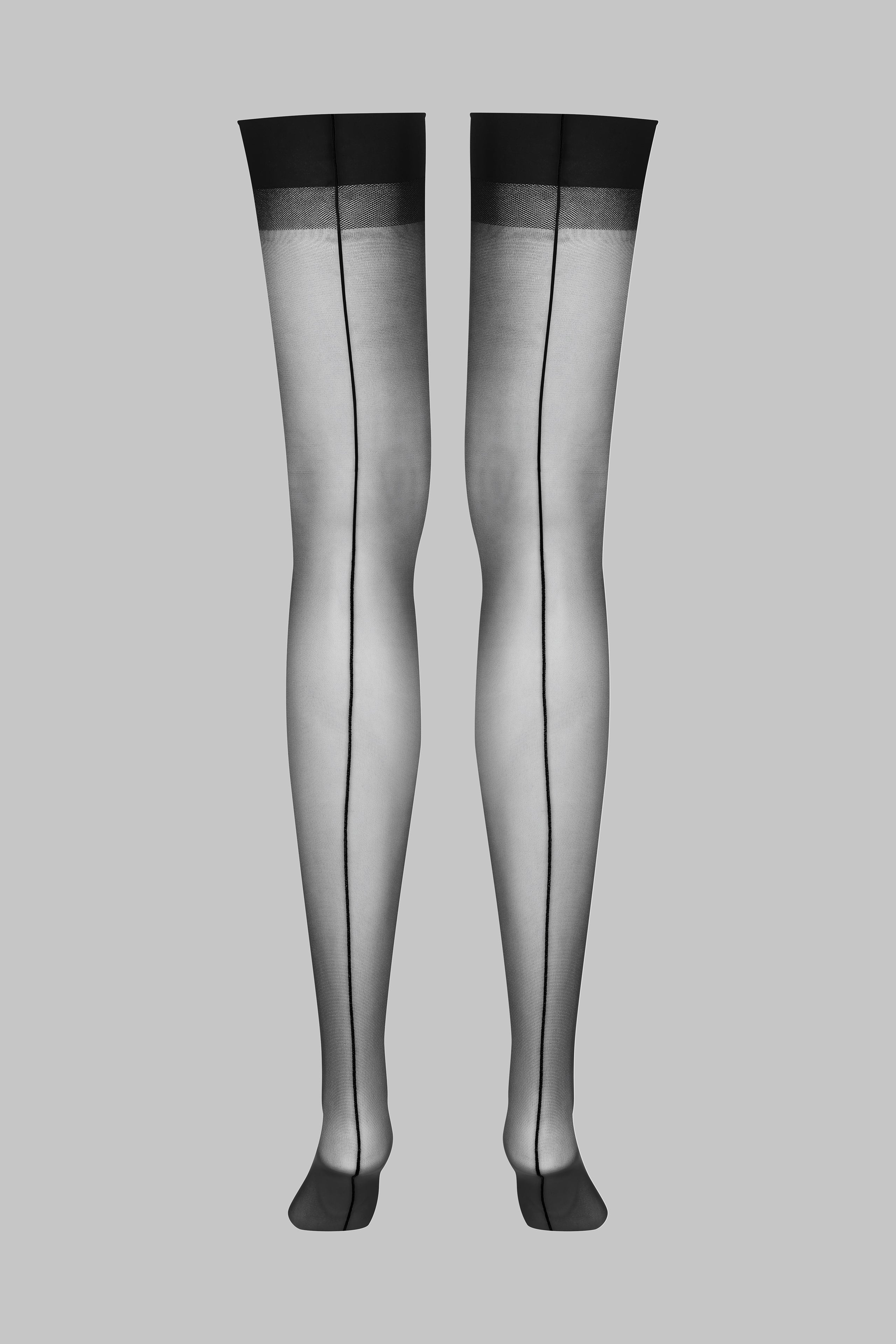 Bas jarretières couture 20D - Legwear