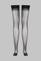 Bas jarretières couture 20D - Legwear